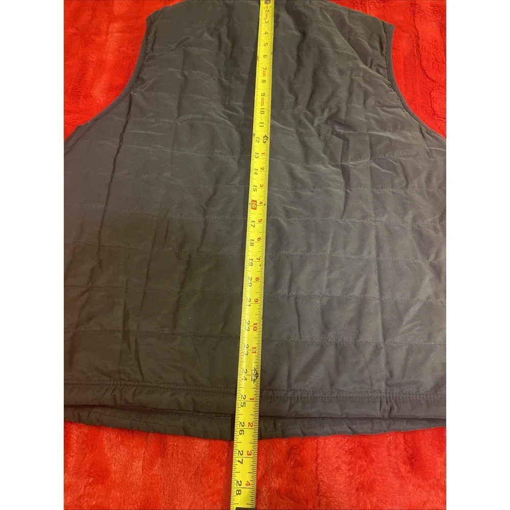 Banana Republic Vest Mens Medium Black Lined‎ Sleeveless Jacket Casual Full Zip